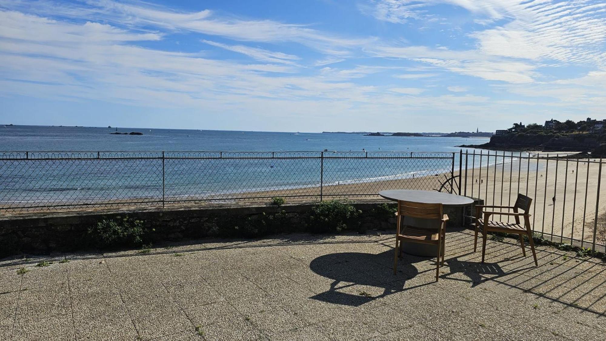 Vue Pleine Mer A La Perle Marine - La Terrasse Dinard Ngoại thất bức ảnh