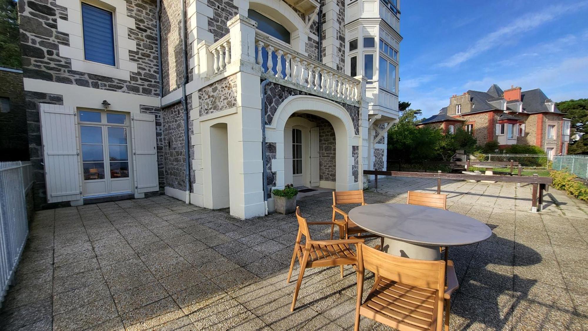 Vue Pleine Mer A La Perle Marine - La Terrasse Dinard Ngoại thất bức ảnh